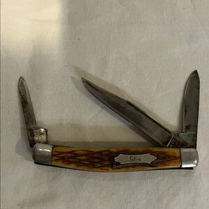 Sabre Vintage Folding Pocket Knife - 3-Blade made in Japan